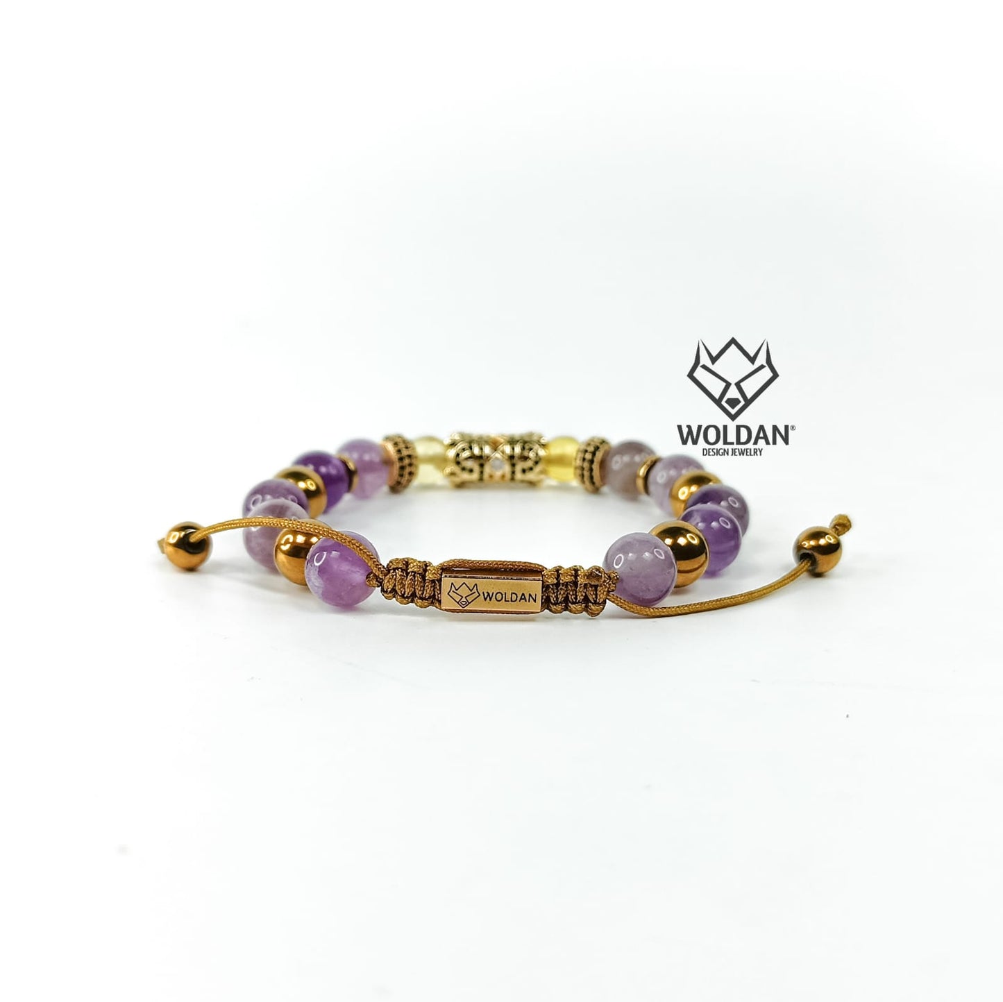 Pulsera de Amatista con ÁMBAR