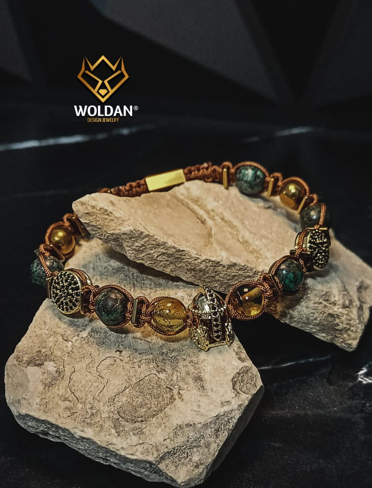 Pulsera Gladiador turquesa