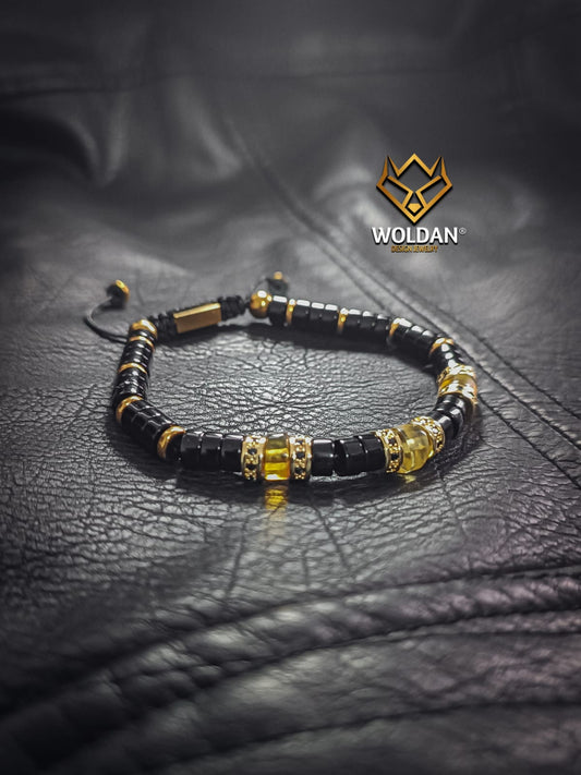 Pulsera Puka Ágata Negra