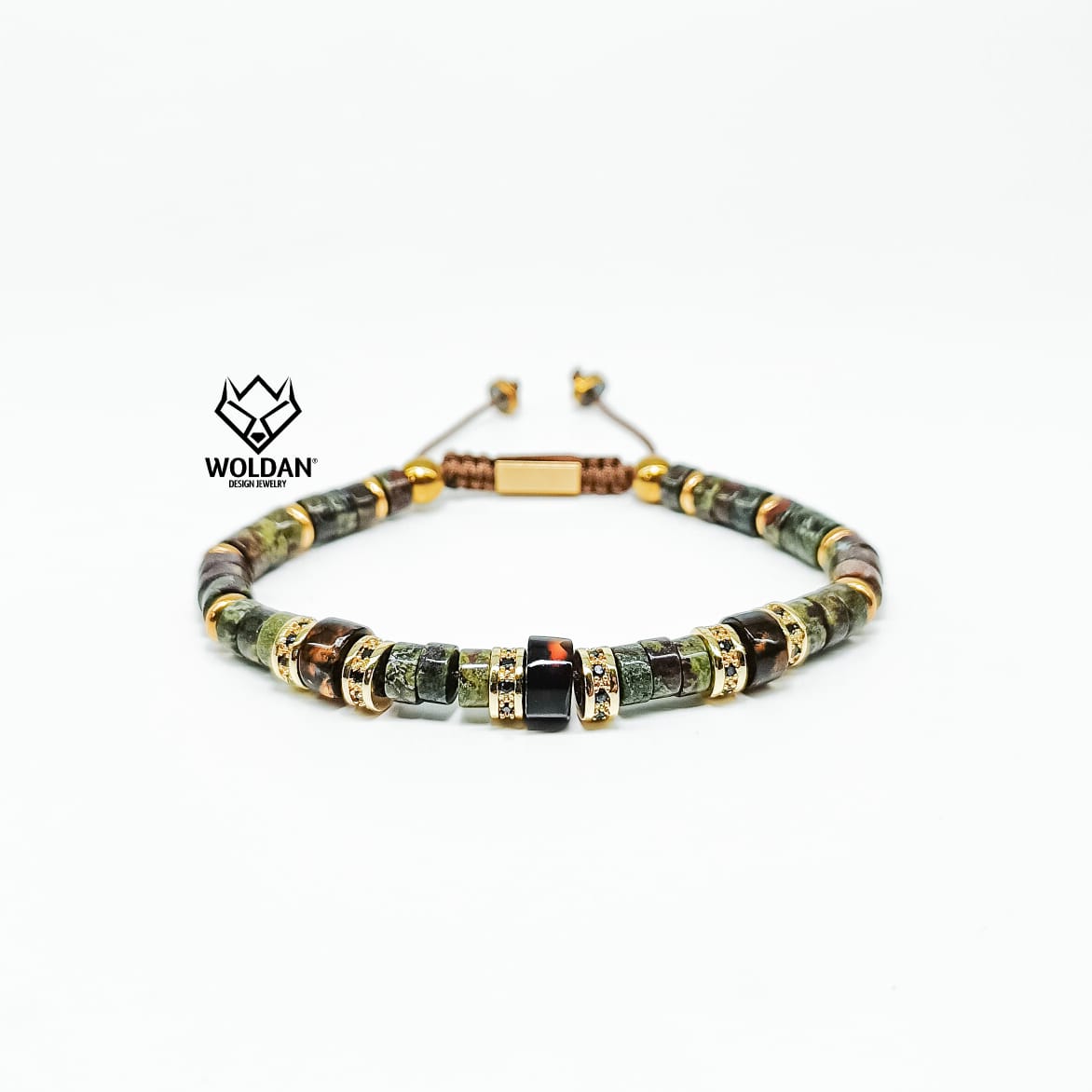 Pulsera Puka bloodstone