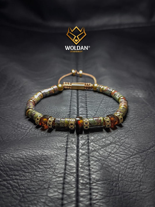 Pulsera Puka bloodstone