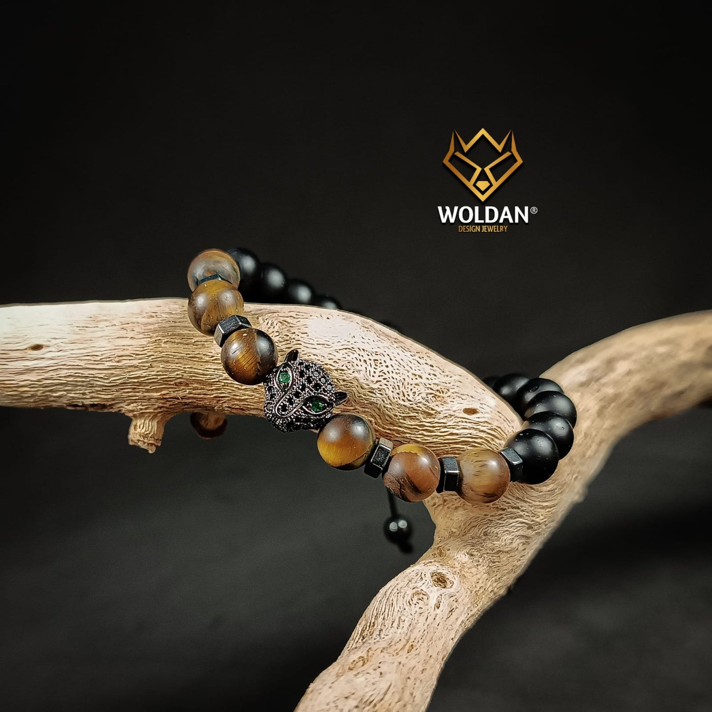 Pulsera Café Matte Felino