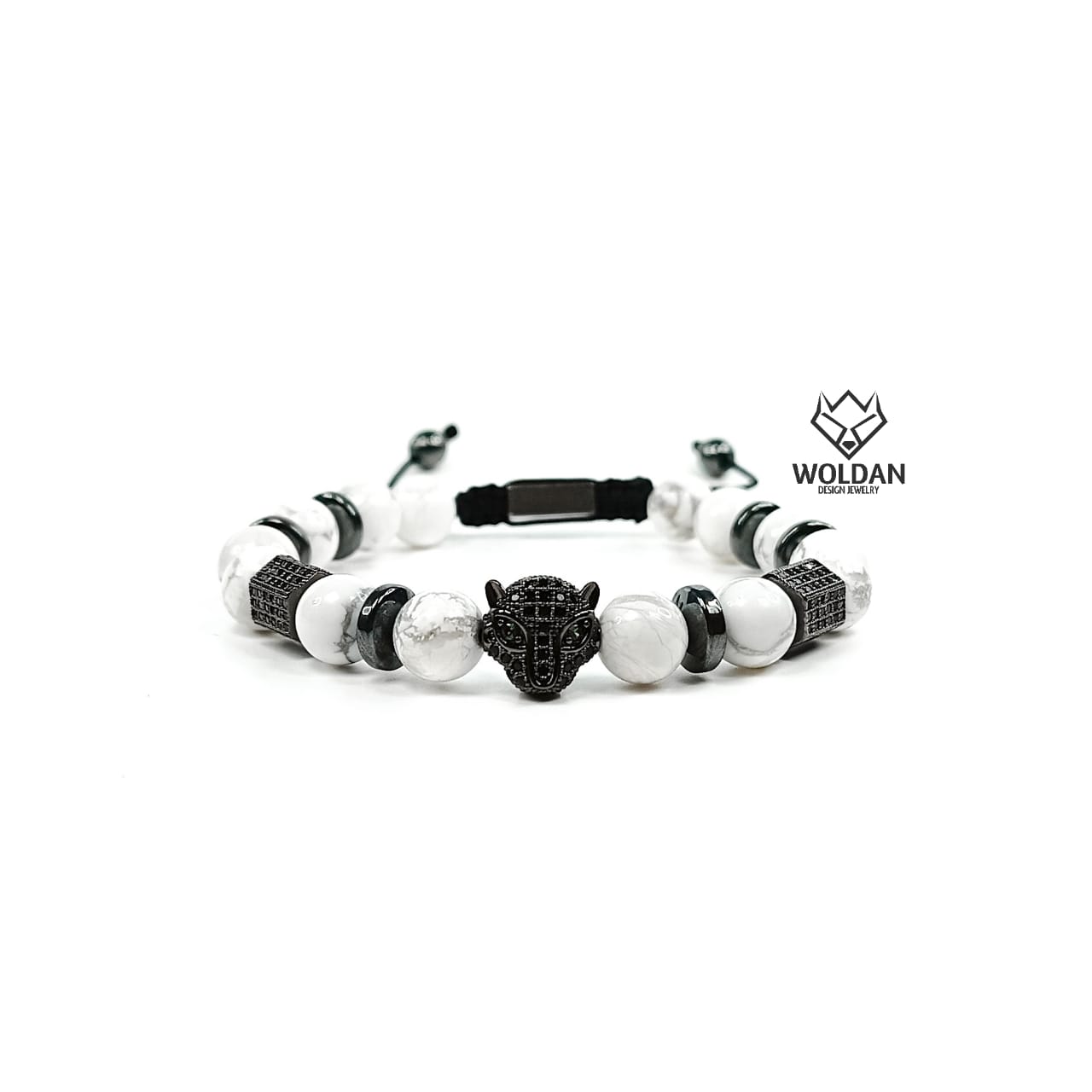 Pulsera Black and White Felino