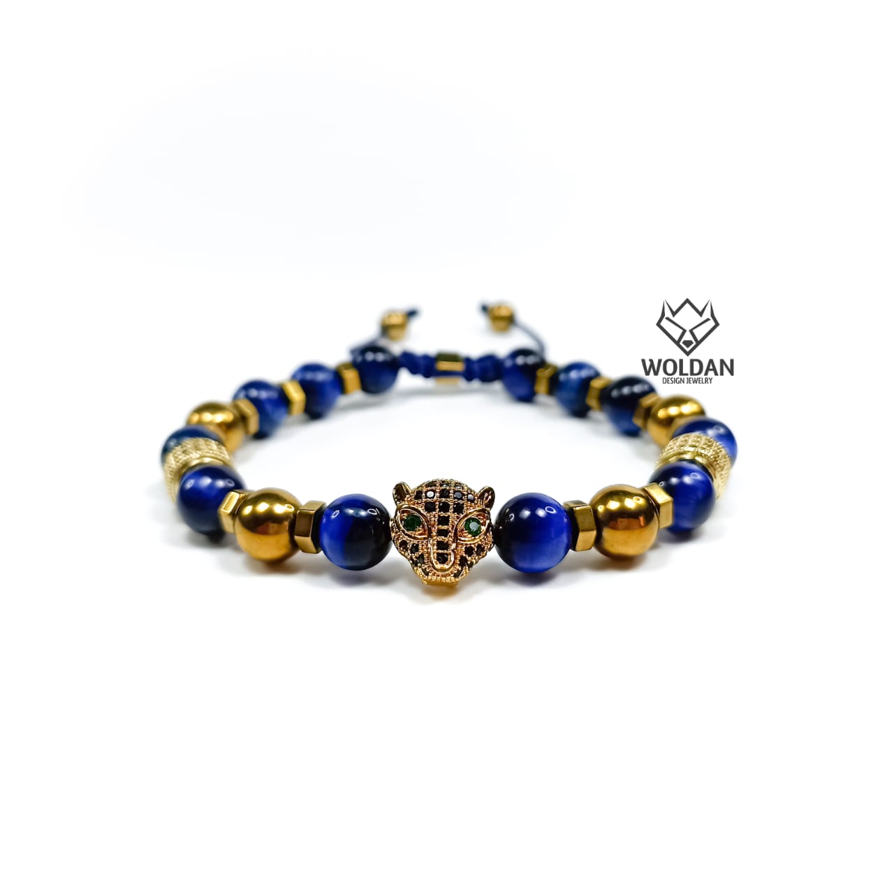 Pulsera Azul Felino
