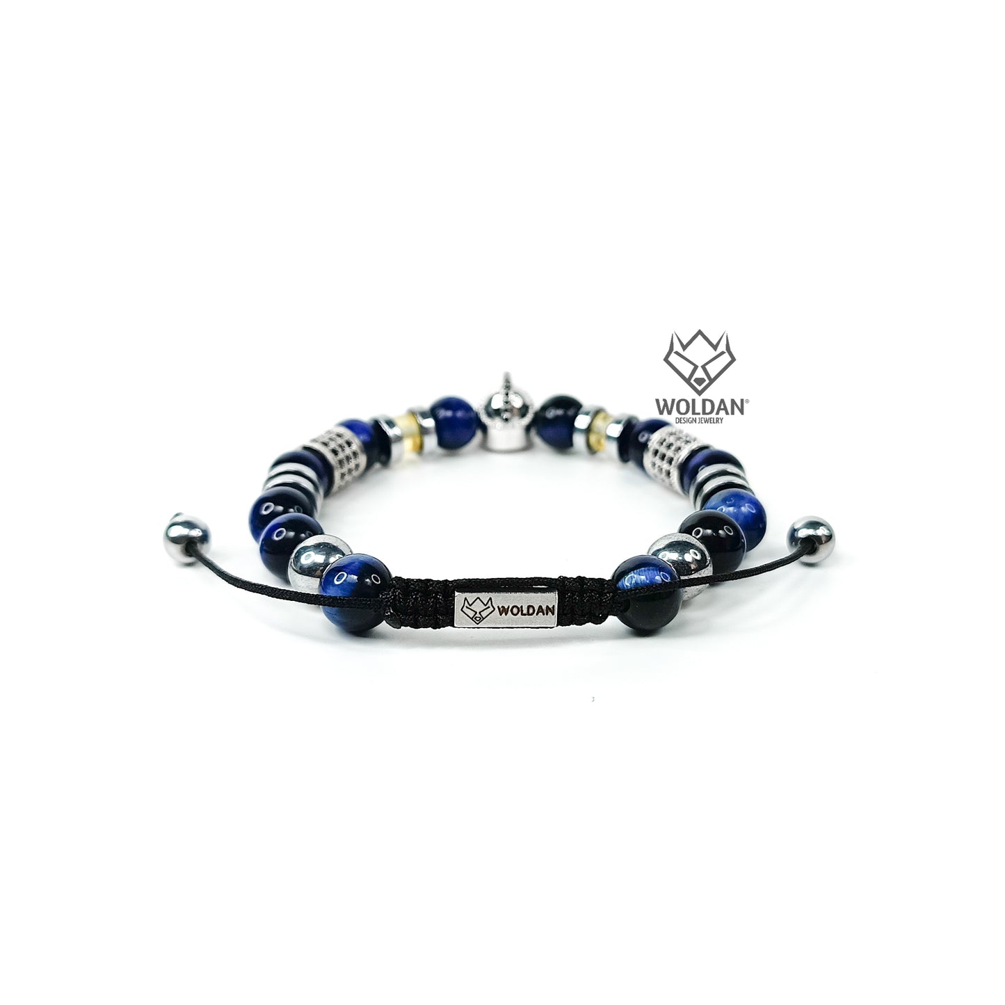 Pulsera CASCO ZIRCONIAS- Azul