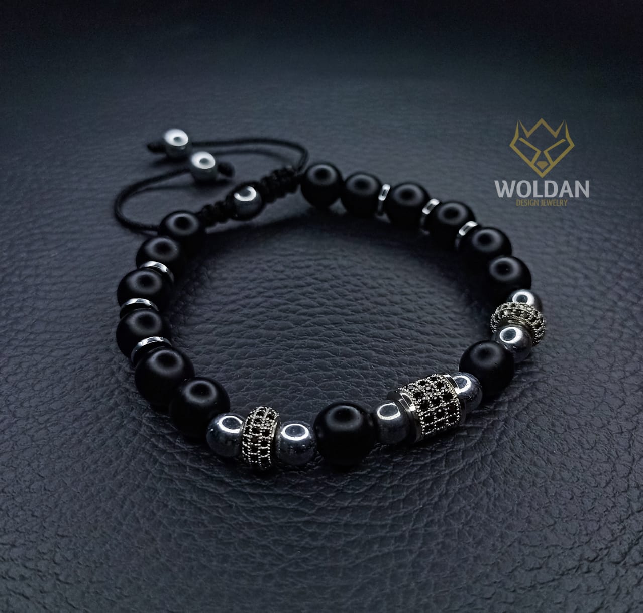 Pulsera Black and Silver