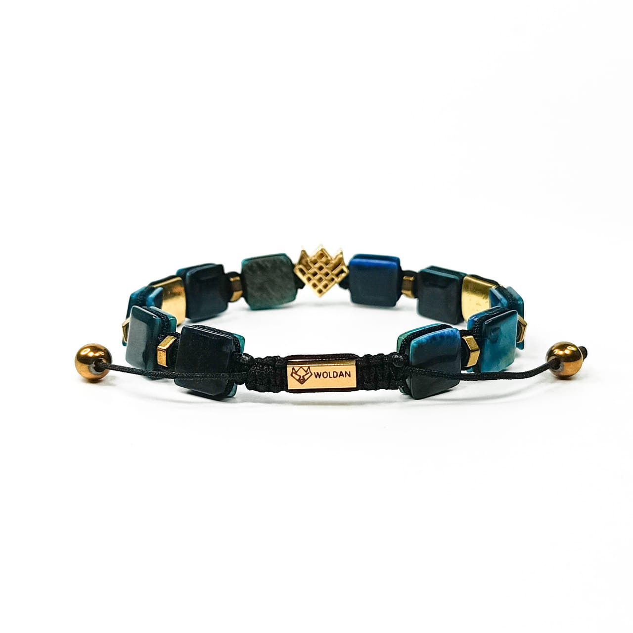 WOLF PULSERA SHAMBALLA AZUL