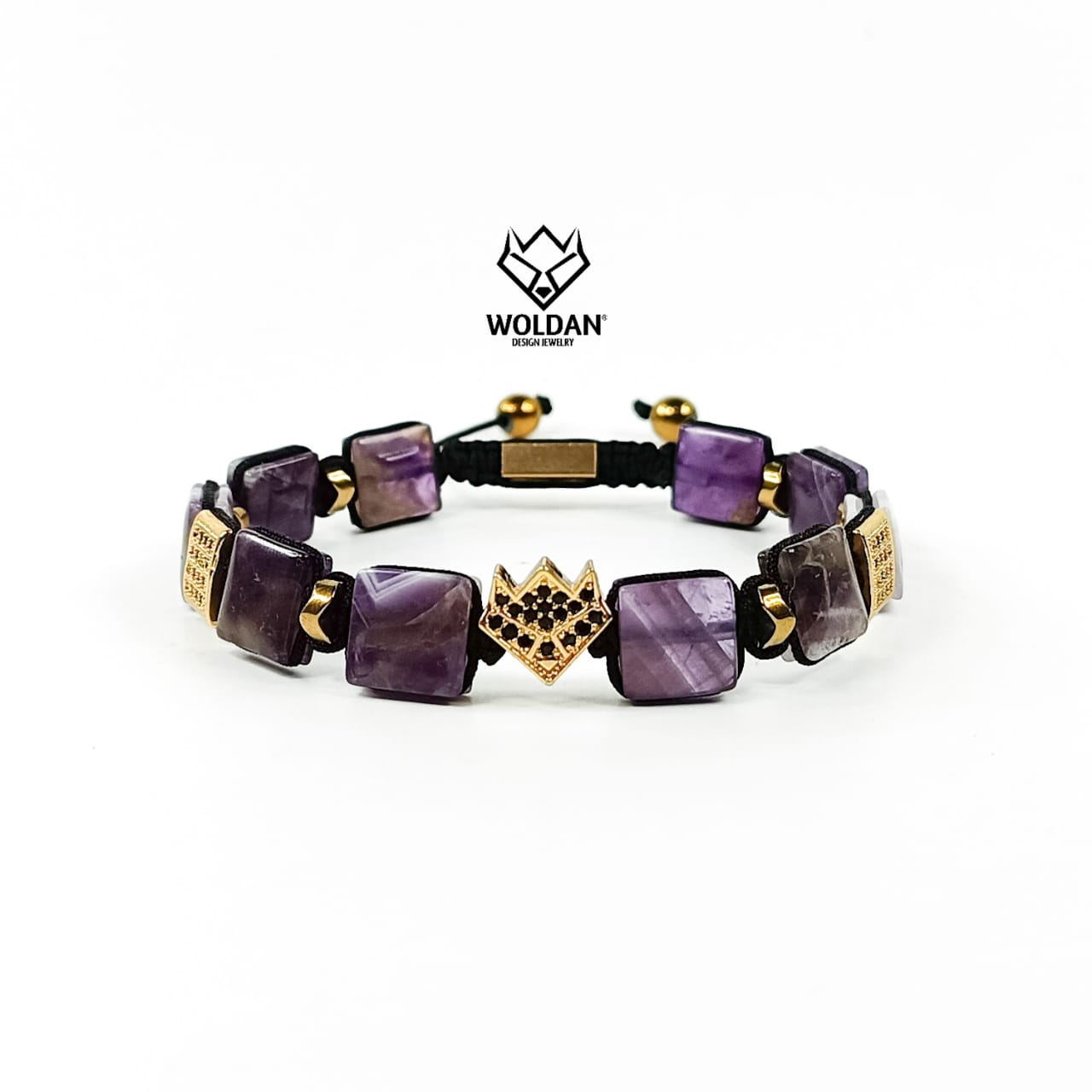 WOLF PULSERA SHAMBALLA AMATISTA