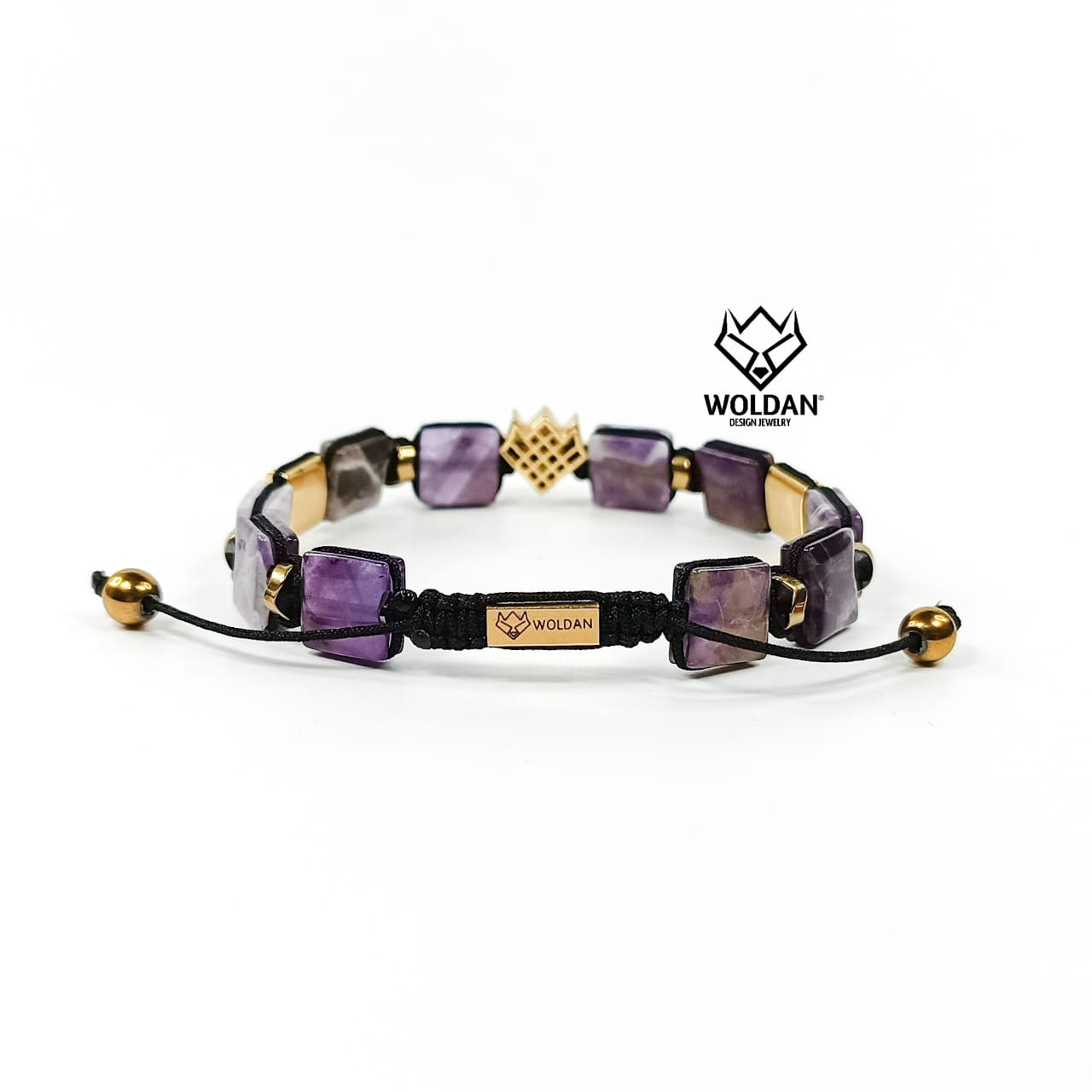 WOLF PULSERA SHAMBALLA AMATISTA
