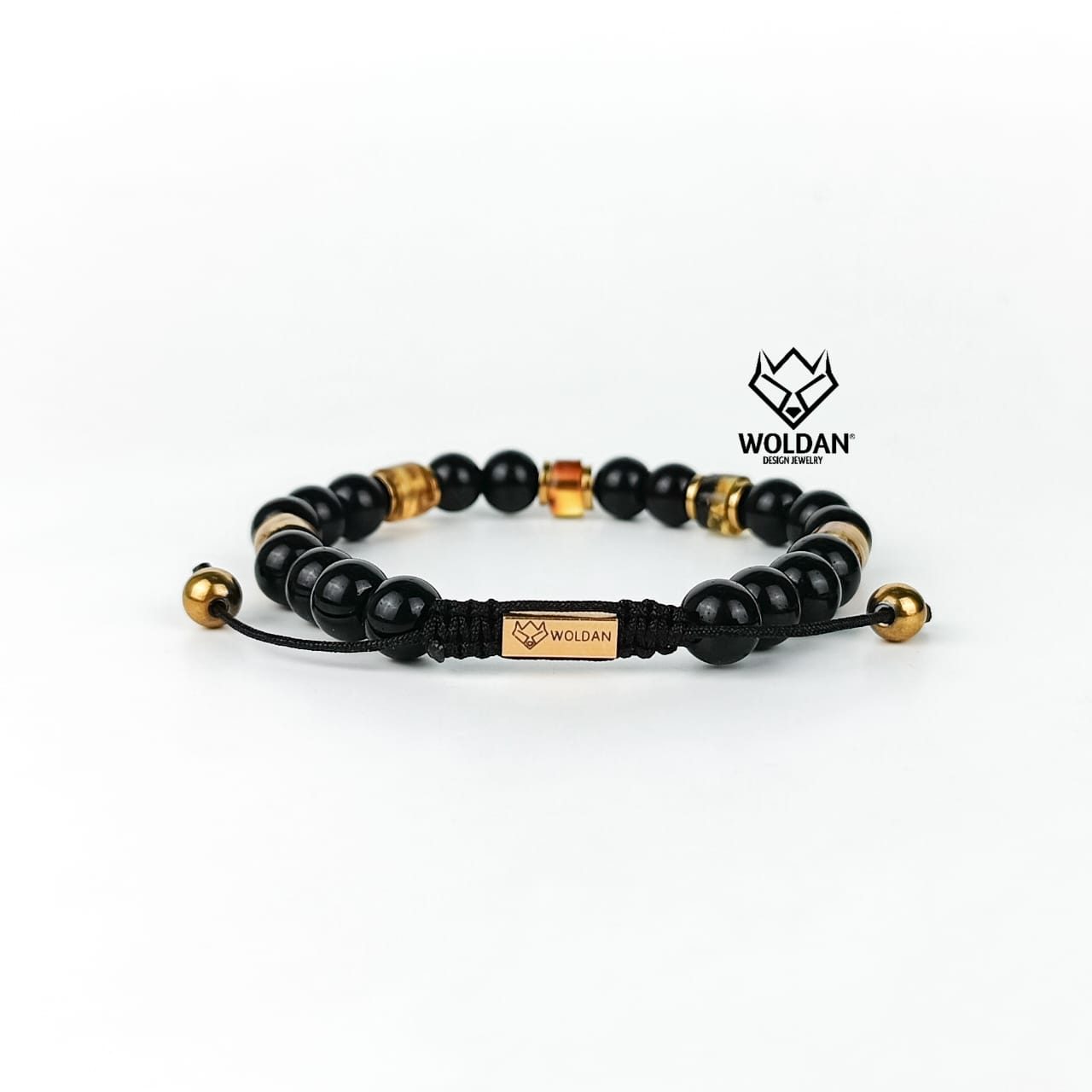 Pulsera Onyx y ámbar
