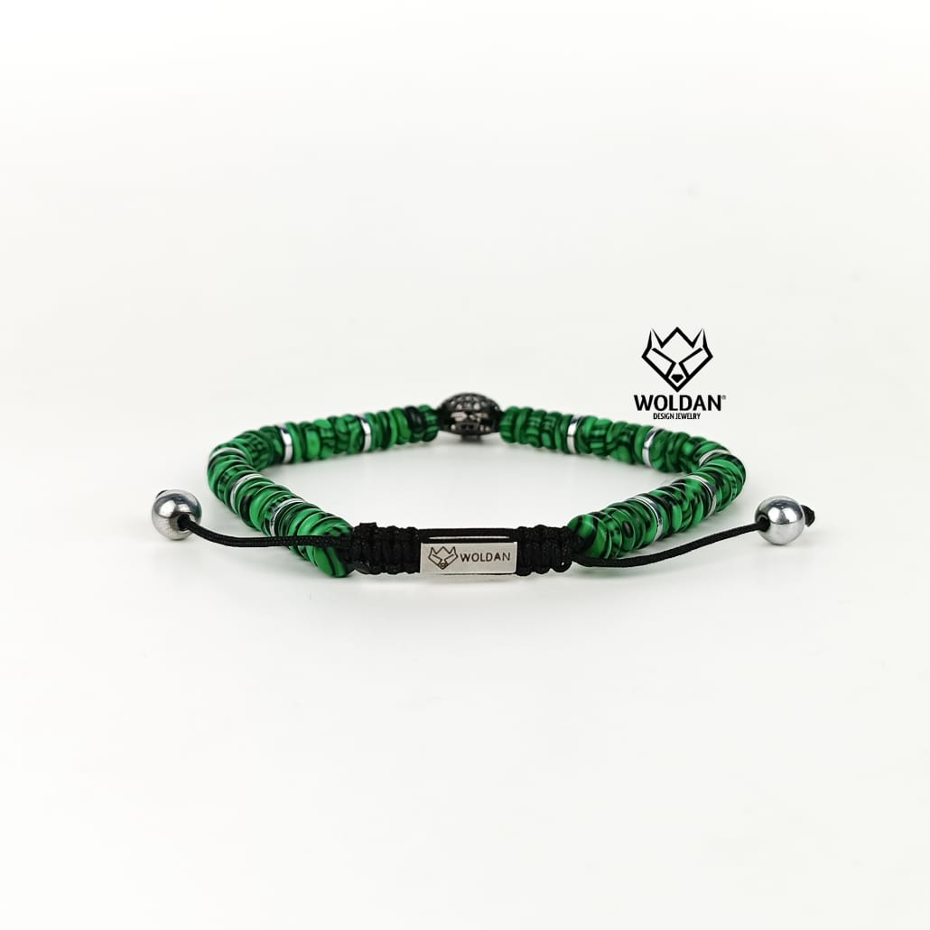 Pulsera malaquita Jaguar