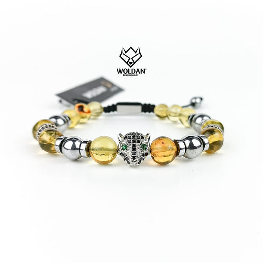 JAGUAR ÁMBAR PULSERA