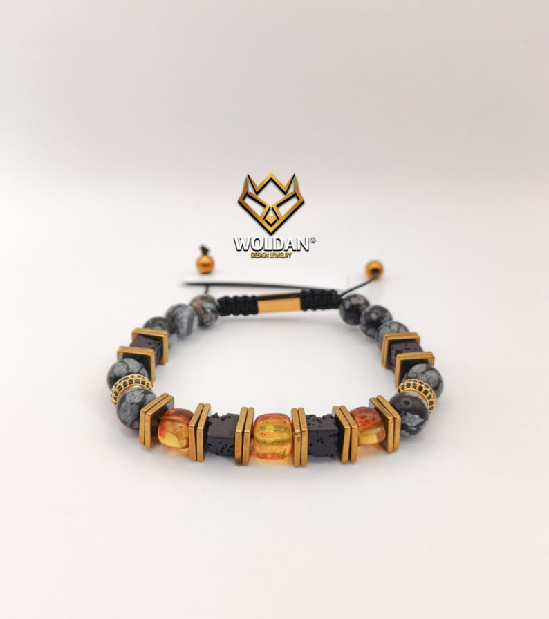 Pulsera Lava Gris