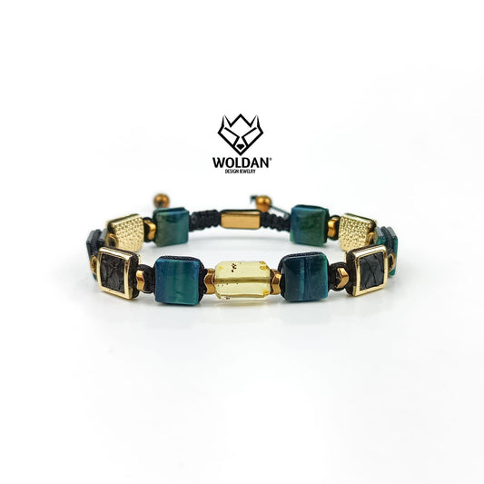 Pulsera Reptil Azul