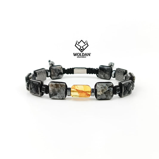 Pulsera labradorita REPTIL
