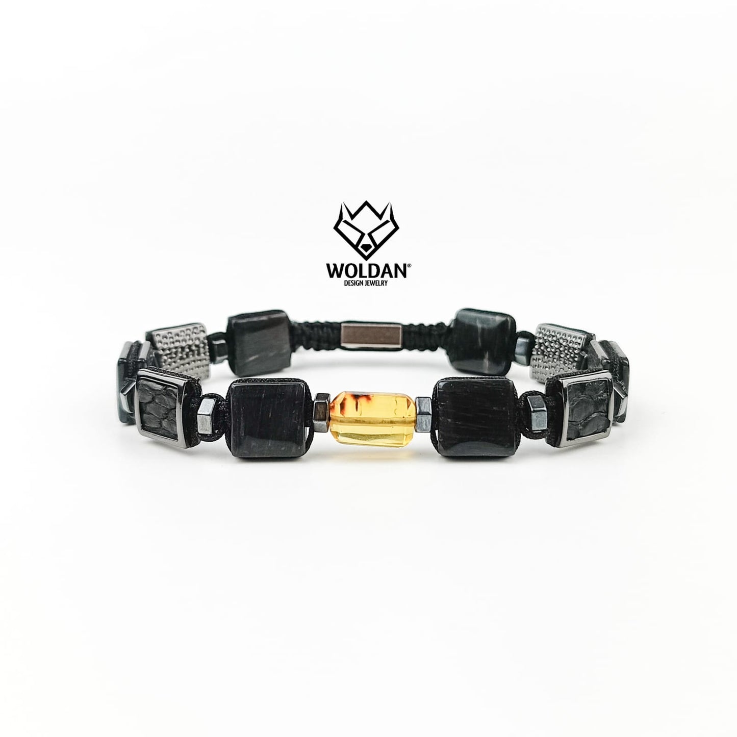 Pulsera REPTIL-Obsidiana