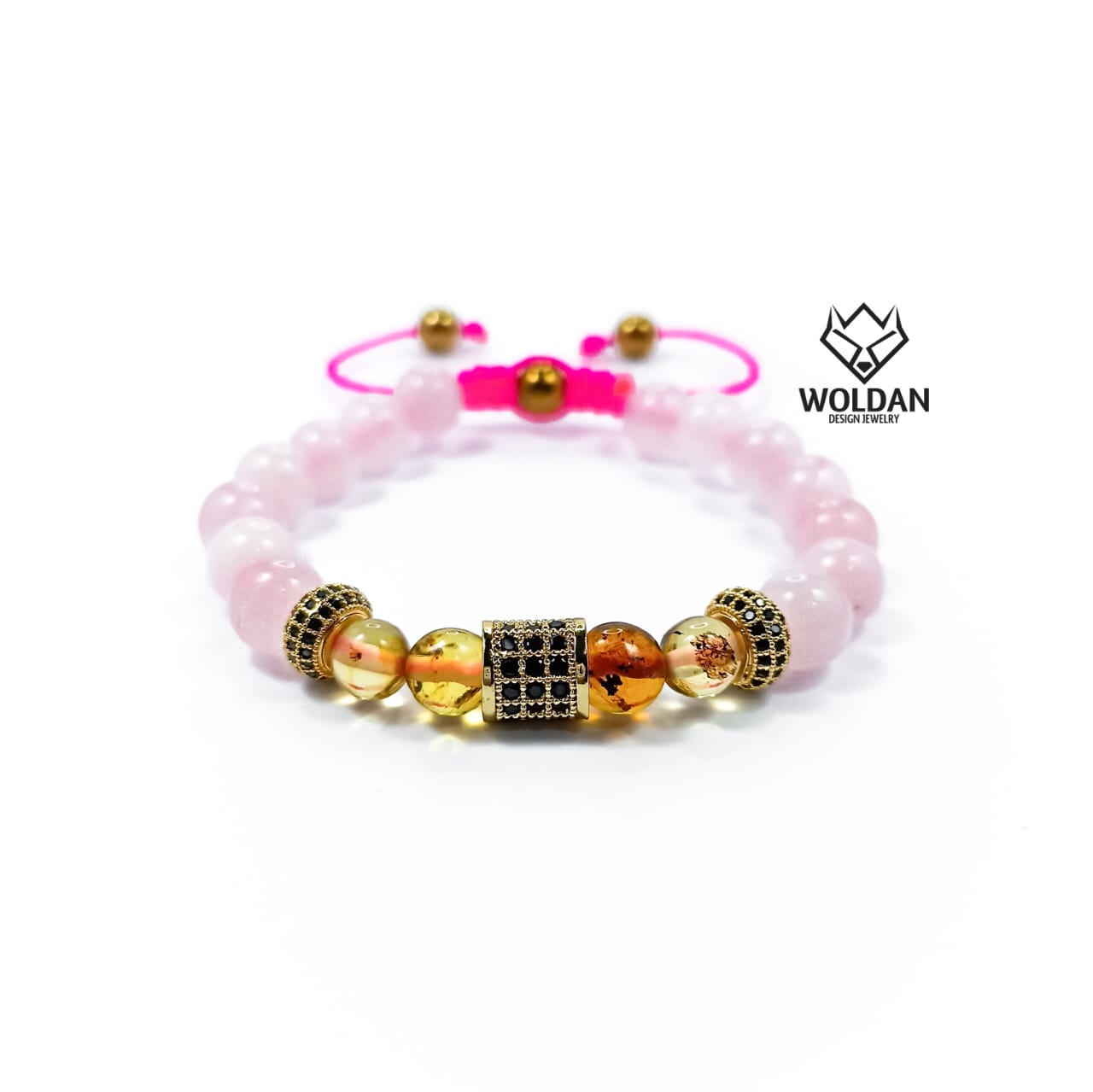 Pulsera Cuarzo Rosa ÁMBAR