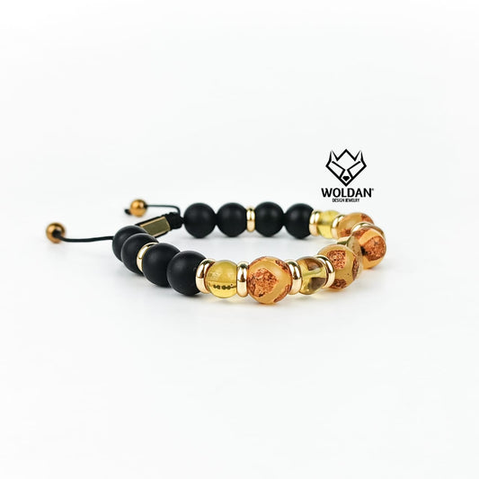 PULSERA SAN BENITO ÁGATA MADERA