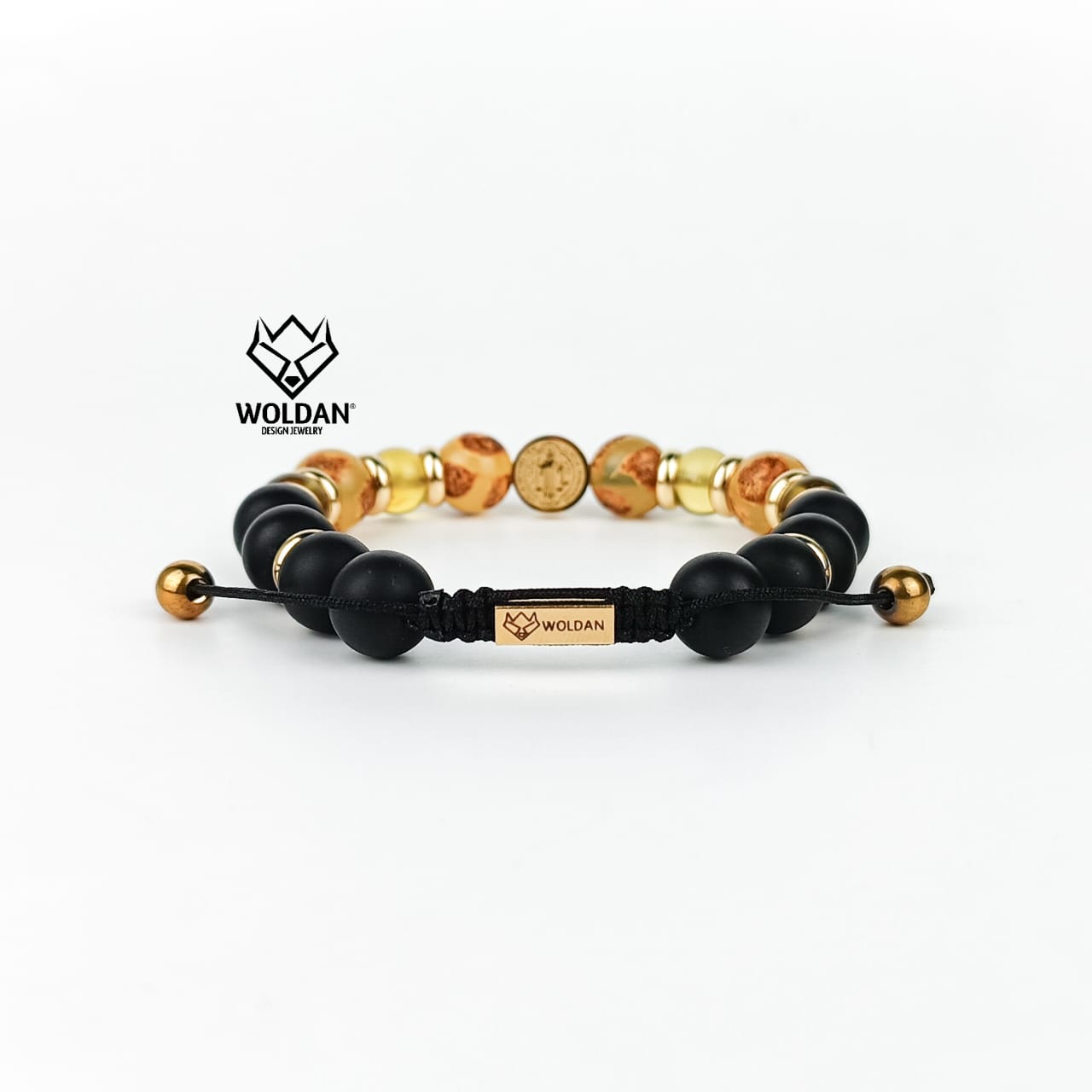 PULSERA SAN BENITO ÁGATA MADERA