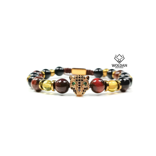 Pulsera Felino Deluxe Vino
