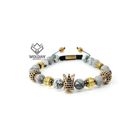 Pulsera Corona Jaspe