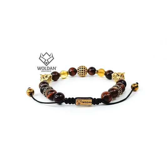 Pulsera doble Puma Vino