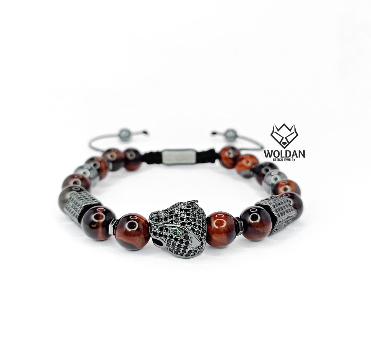 Pulsera Serpiente-Vino