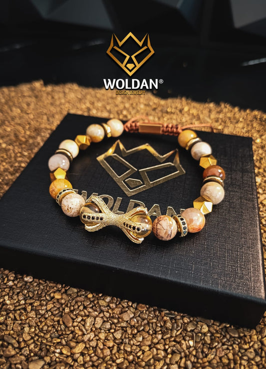 Pulsera Garra Coral Fósil