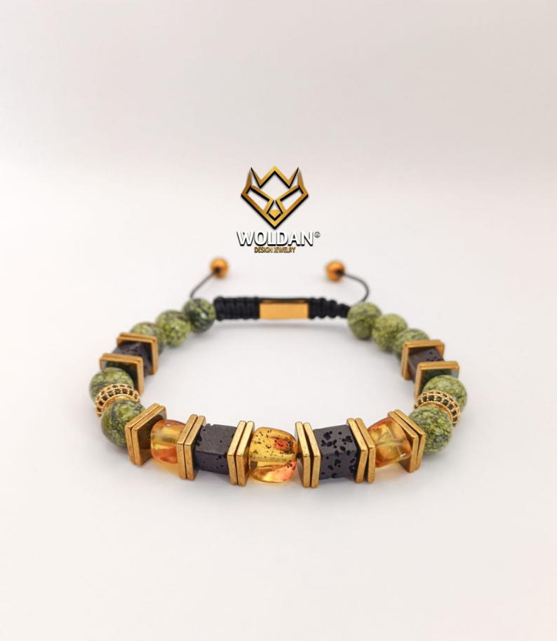 Pulsera Lava Verde