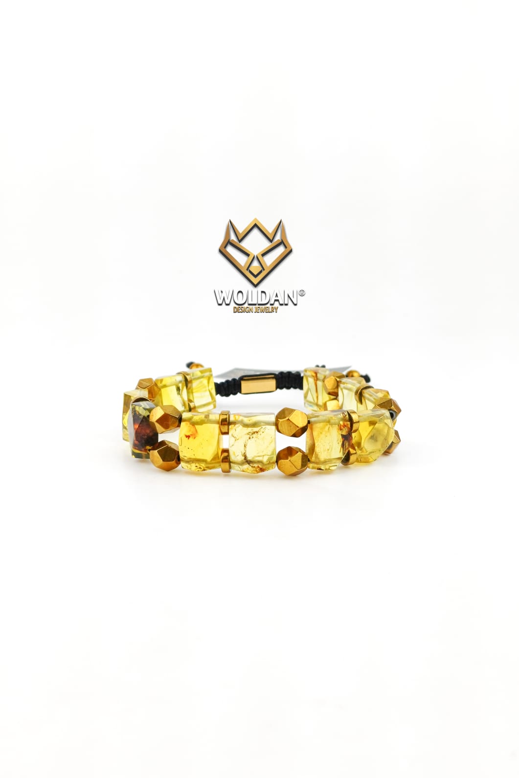 Pulsera Ámbar Facetado