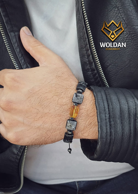 Pulsera labradorita REPTIL